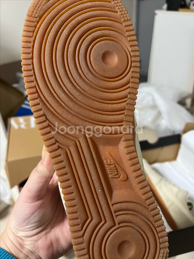 나이키 에어포스 스웨이드 머쉬룸 270mm--1