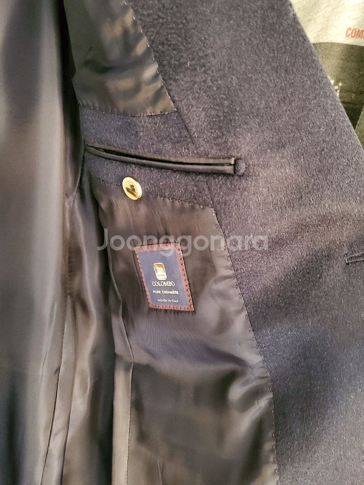 캐시미어100 네이비 코트 마에스트로--8