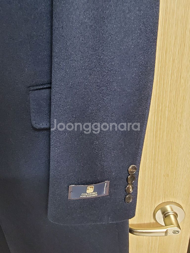 캐시미어100 네이비 코트 마에스트로--7