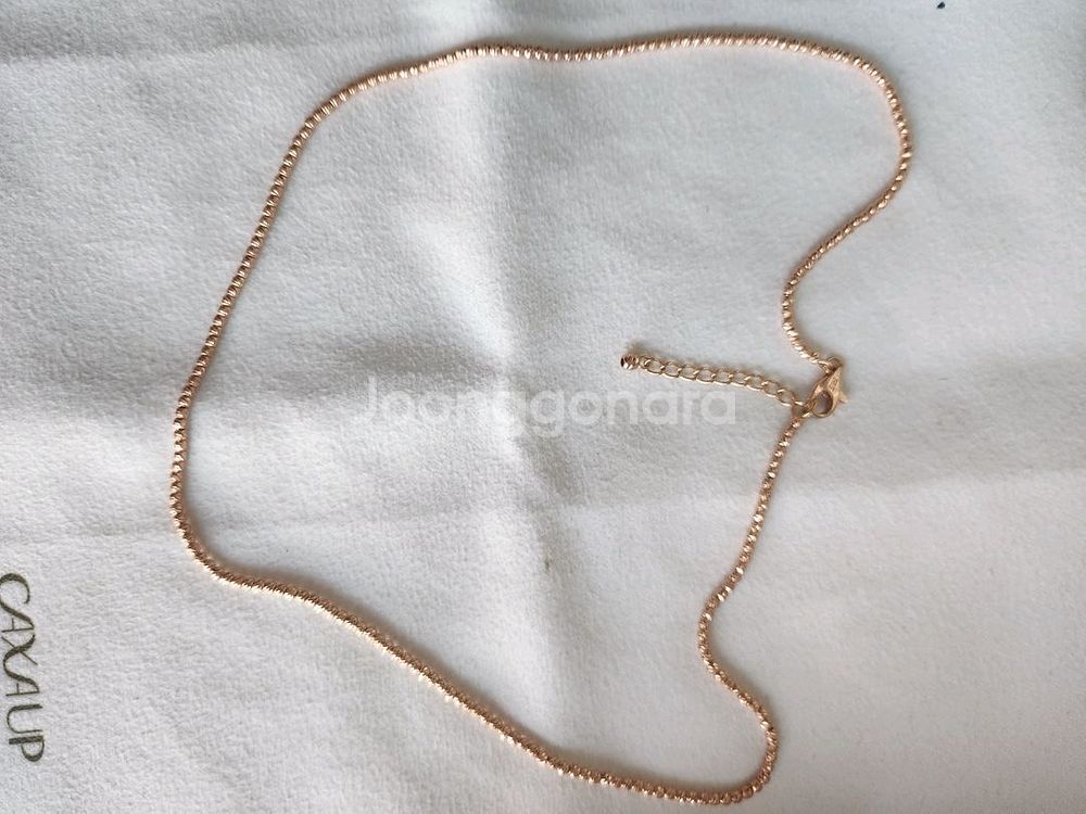 14k핑크골드목걸이(가격할인)--0