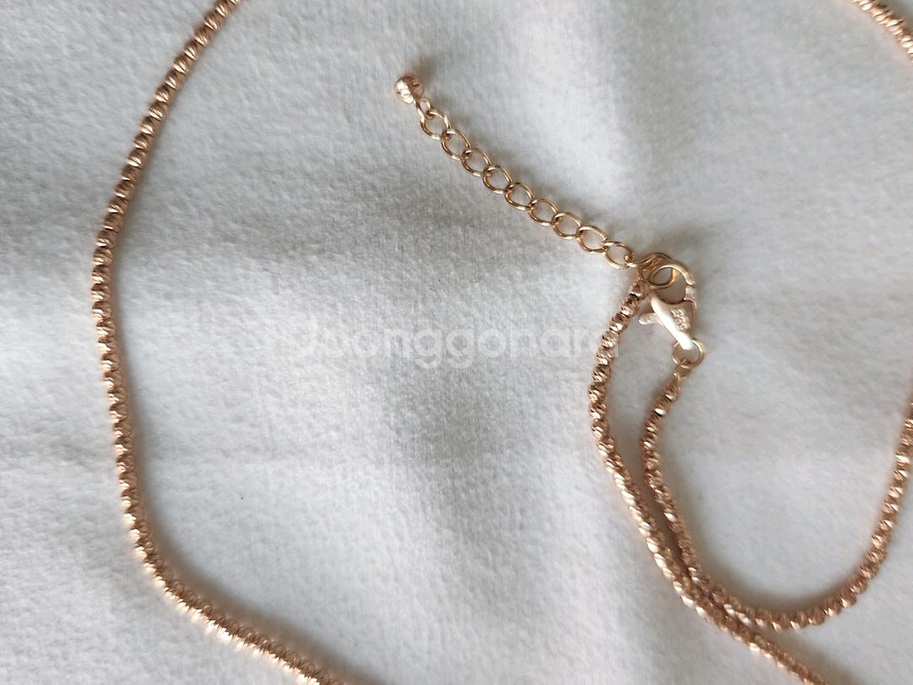 14k핑크골드목걸이(가격할인)--1
