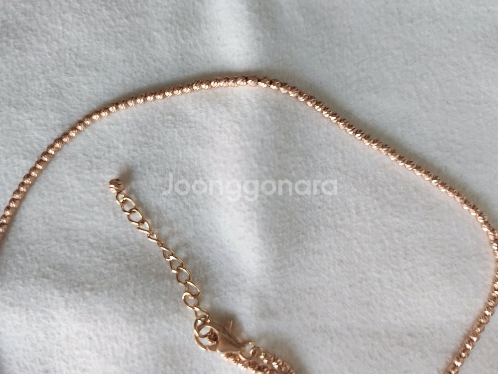 14k핑크골드목걸이(가격할인)--3