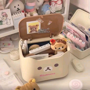 리락쿠마 보관함 / 책상 소품 / 문구