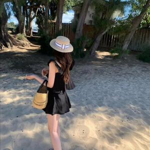 ondemin 온드민 프릴블라우스(블랙) 급처분