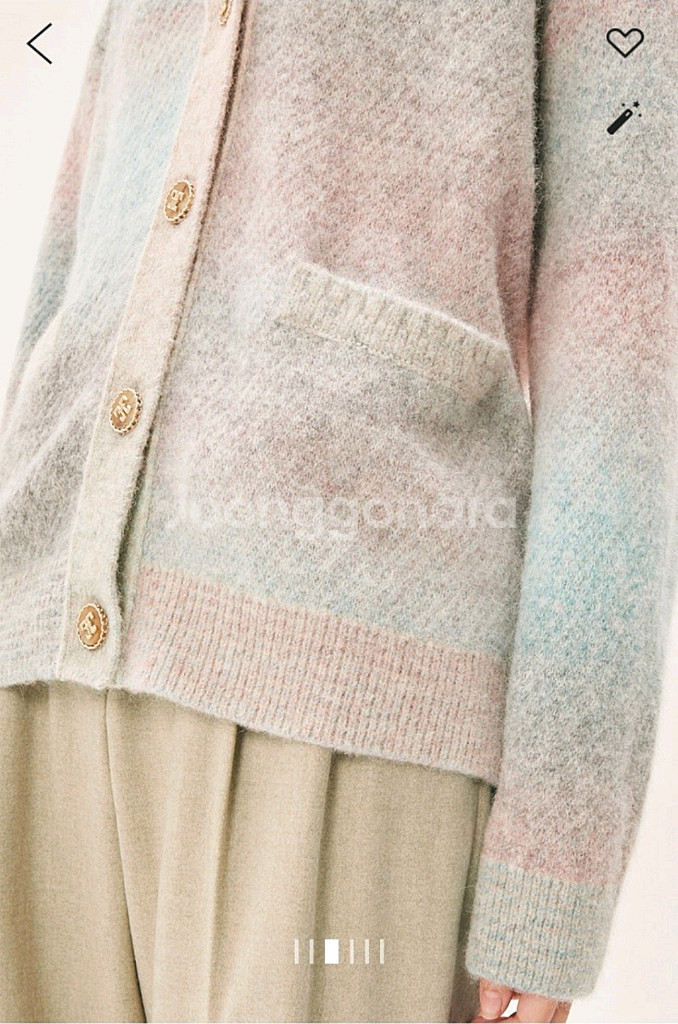 타임 그라데이션 가디건 (랑방,마인,타임,더캐시미어)--1