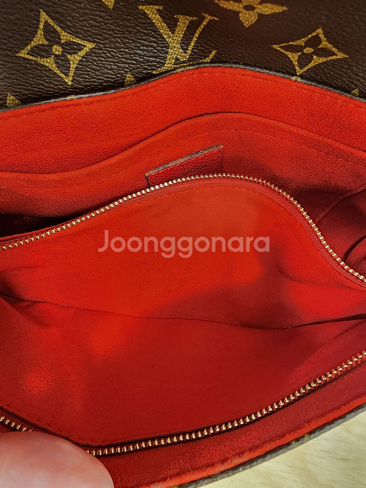 루이비통 M43713 모노그램 생플라시드 체인 숄더백--8