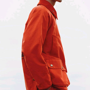 바버 X 팜 엔젤스 콜라보 왁스 자켓