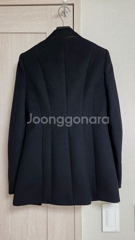 SJ 테일러드카라 울재킷 44 한섬 타임 마인 시스템--1