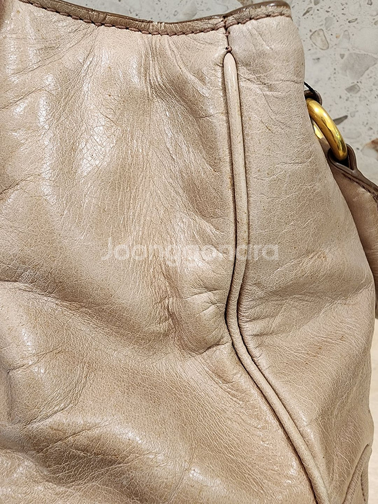 프라다 비텔로샤인 투웨이 베이지 토트 bn2323--5