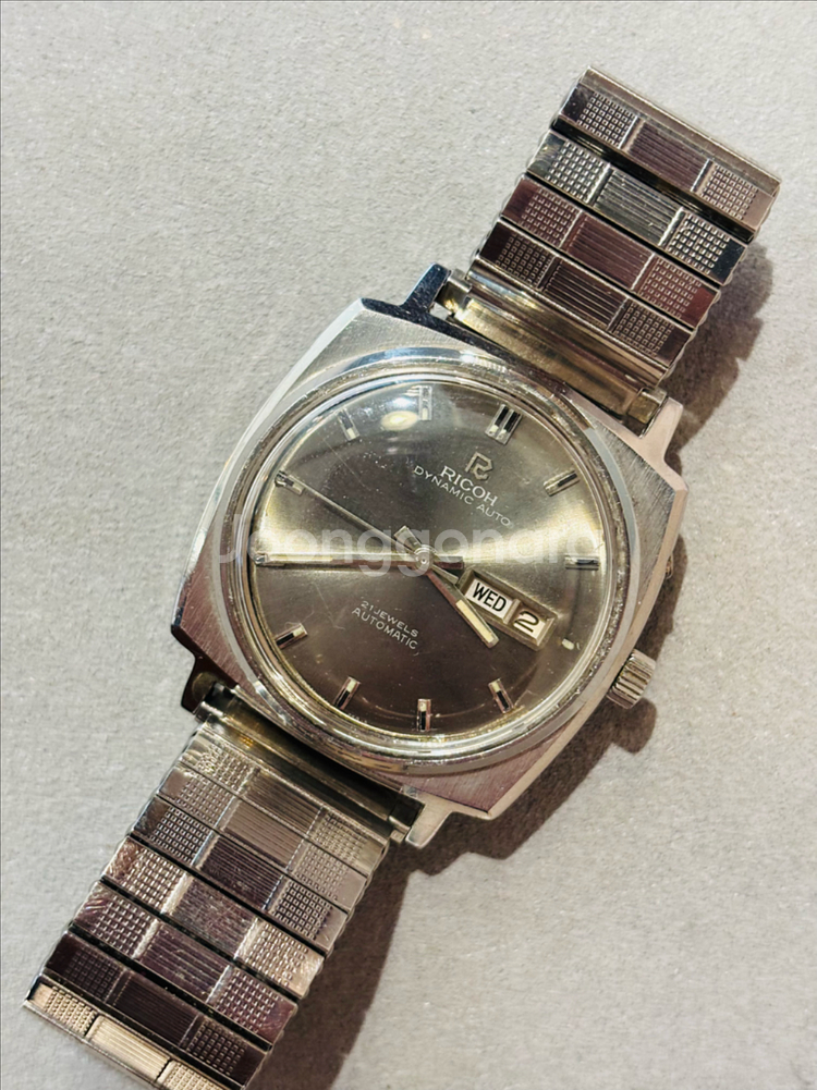 리코 Ricoh 빈티지 오토매틱 시계--0