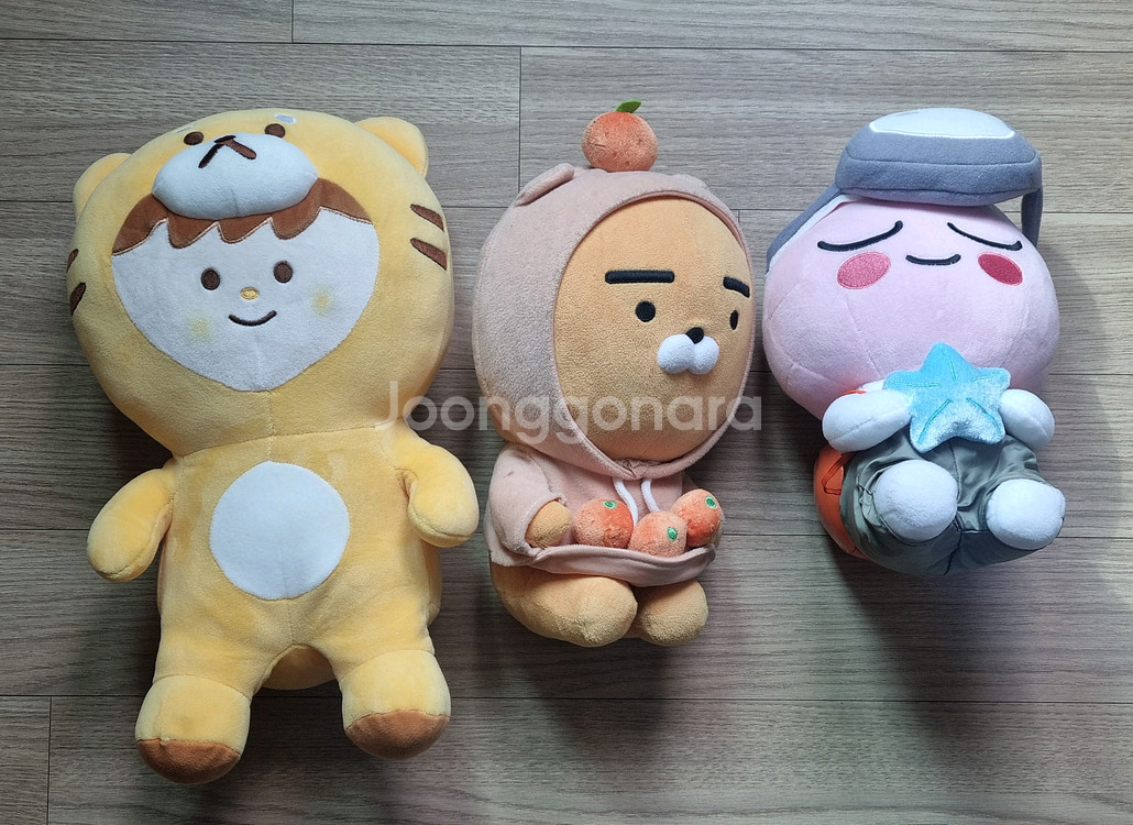 제주도 면세점 라이언, 어피치, 다이소 호랑이 인형--0