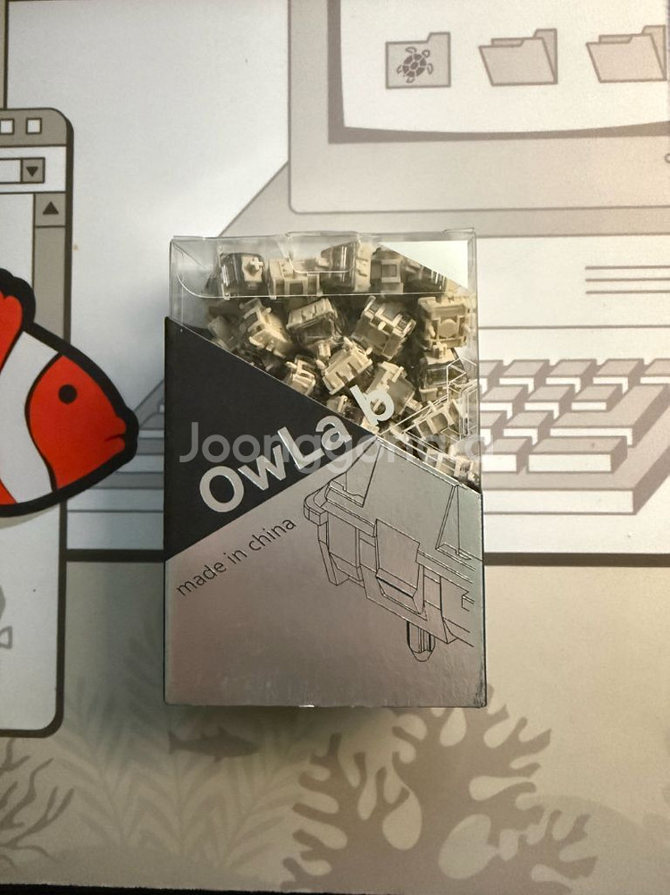 Owlab Ti 40g 자석축 스위치 70개--0