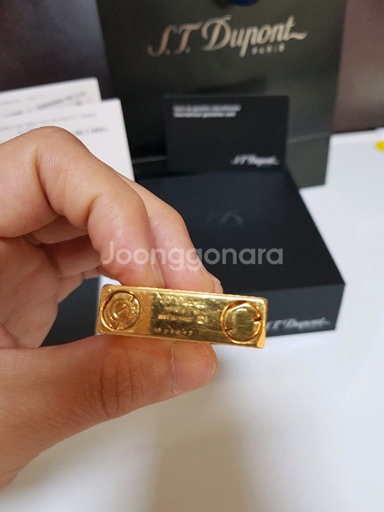 풀세트 듀퐁라이터 라인2 ca16284 금장 듀퐁라이타--6