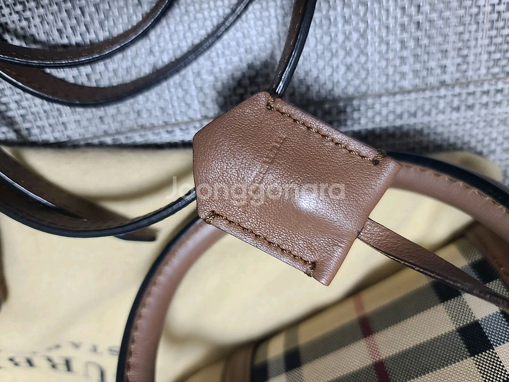 버버리 스몰 토트백 볼링백 크로스백--1