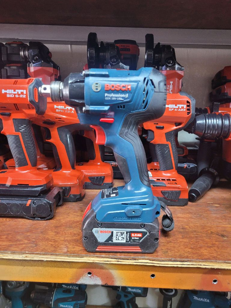 보쉬충전임팩렌치 드릴겸용 GDX18V180 충전임팩드릴 이미지