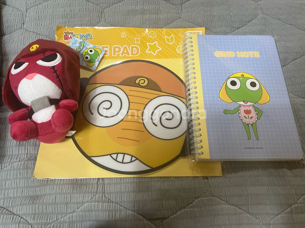 케로로 굿즈 인형키링 마우스패드 노트--0