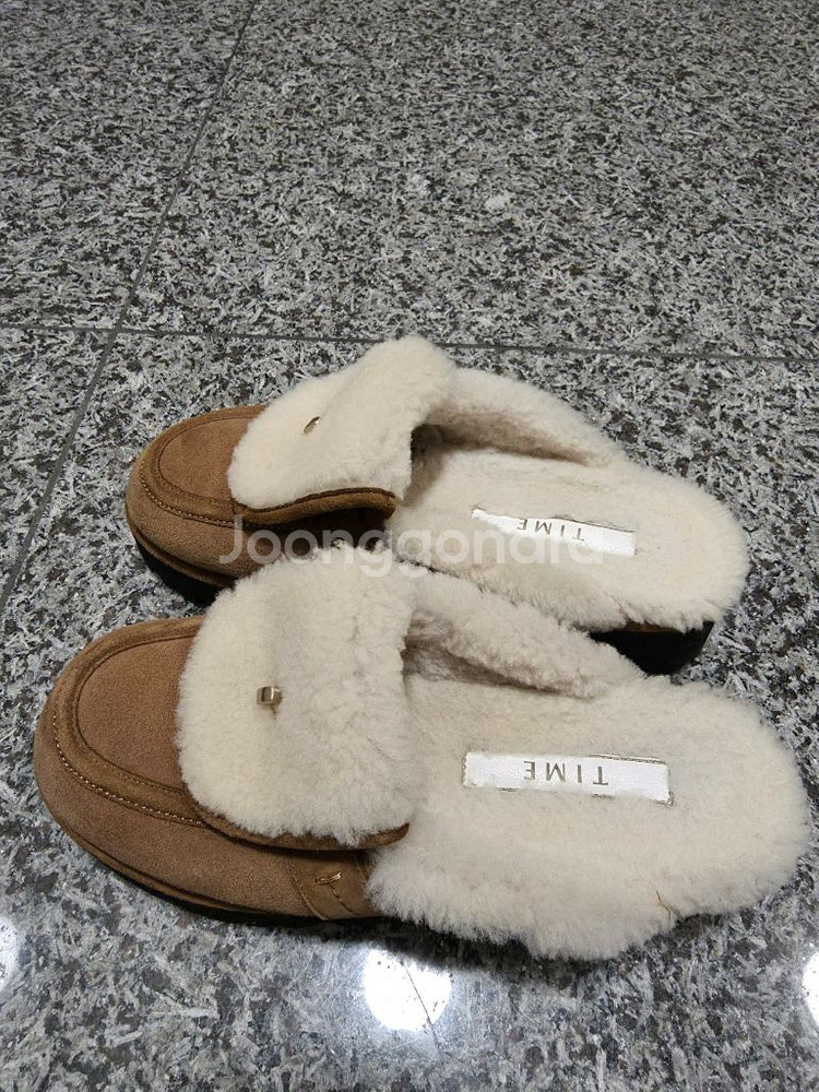 TIME 타임 퍼 뮬 슬리퍼 245--1