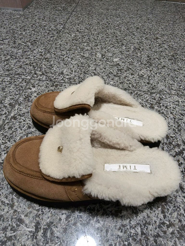 TIME 타임 퍼 뮬 슬리퍼 245--4