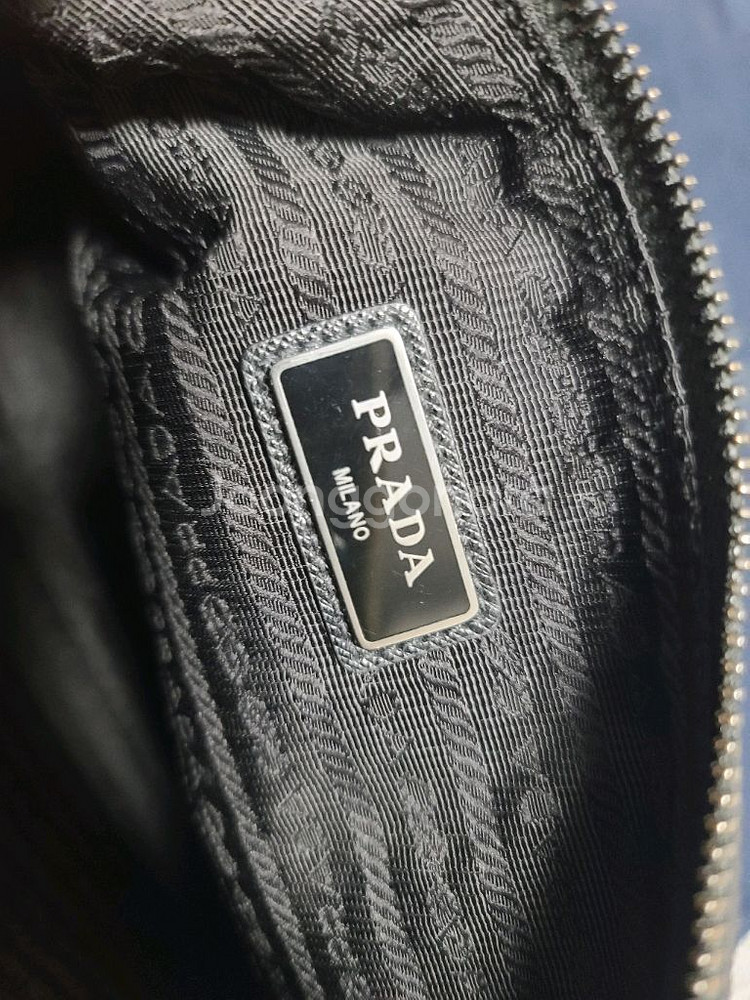 프라다 리나일론 파우치 숄더백 크로스백 2vh113크롬--8