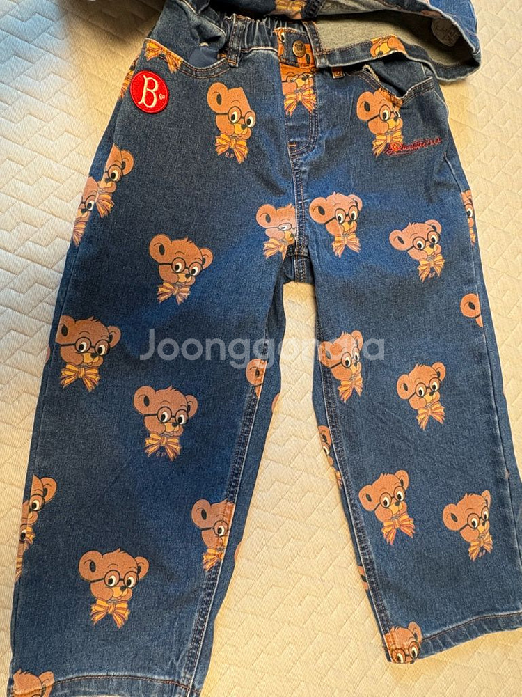 24fw 베베드피노 올오버레이시 데님 세트 130--5