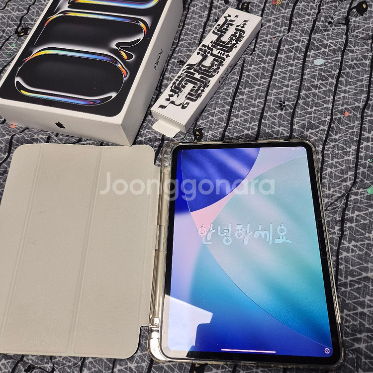 아이패드 프로 11 M4 7세대 256gb와이파이 +--0