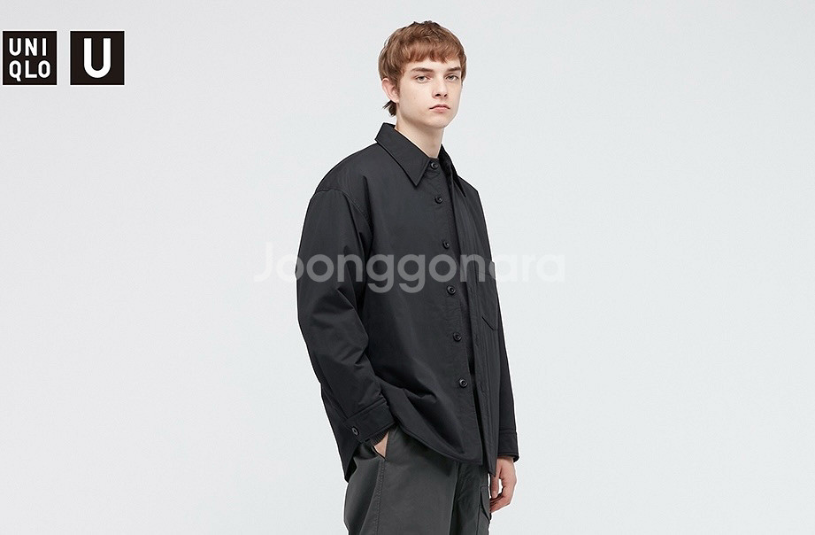 급처!유니클로U 패디드 셔츠 자켓 퀼팅--6
