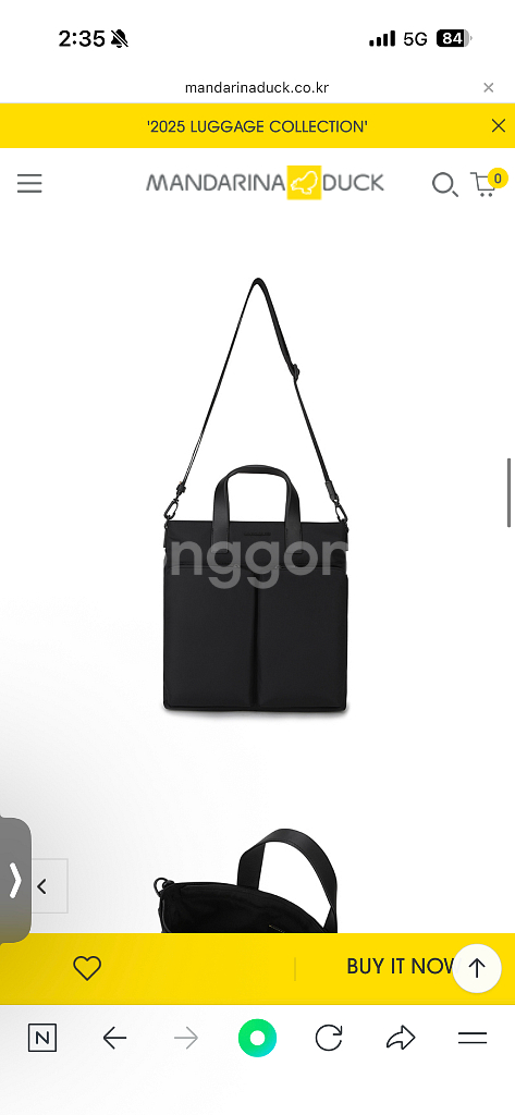 만다리나덕 서류가방 토트백 GRAVITA--4