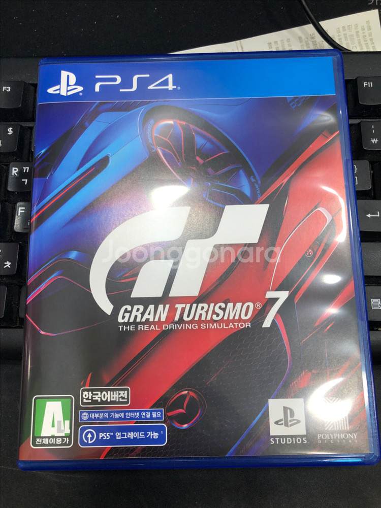 PS4 플스4 그란투리스모7 cd 3.8만--0