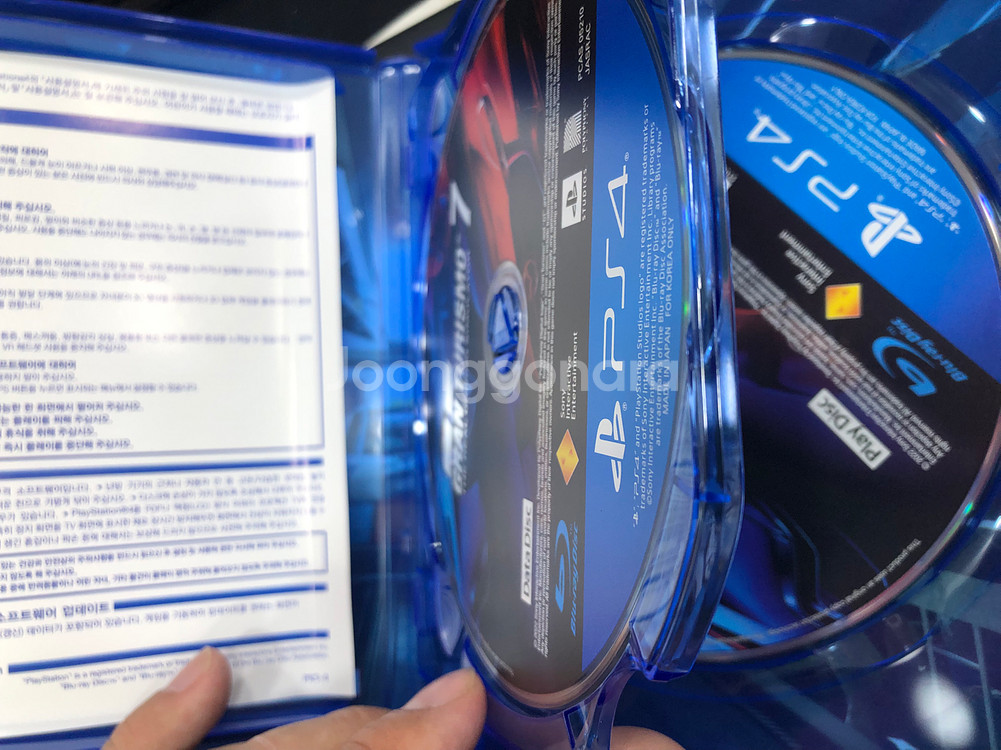 PS4 플스4 그란투리스모7 cd 3.8만--2
