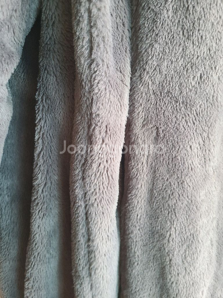 인조 회색 털 코트--4