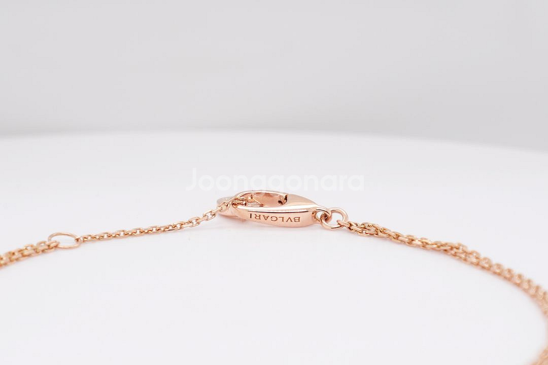 불가리 디바스드림 18K 핑크골드 터키석 팔찌 SM--2