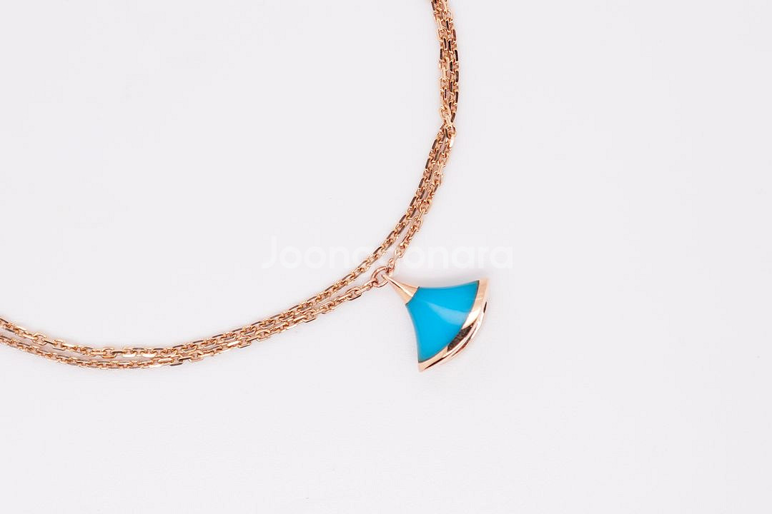 불가리 디바스드림 18K 핑크골드 터키석 팔찌 SM--4