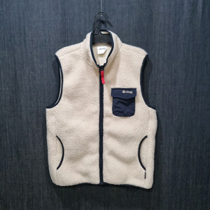 JEEP 지프 뽀글이 조끼 베스트 S, 90