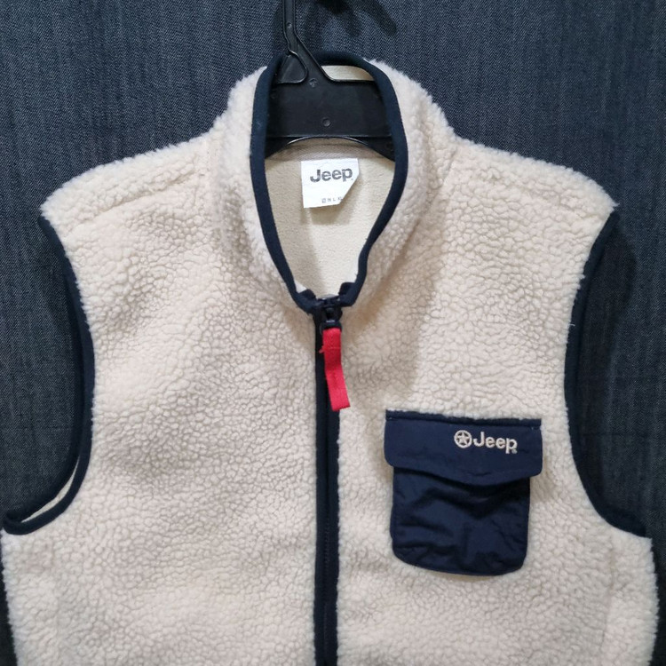 JEEP 지프 뽀글이 조끼 베스트 S, 90--1