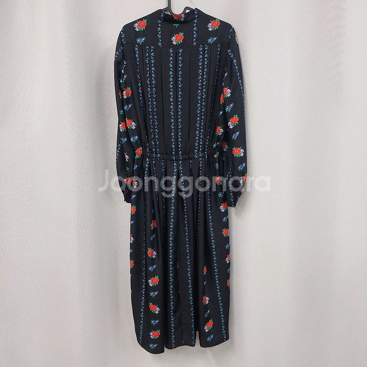 토리버치 플라워 실크 롱원피스--6