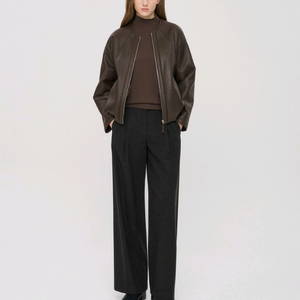 (미착용 새상품!)더캐시미어 캐시미어 블렌드 핀턱 와이