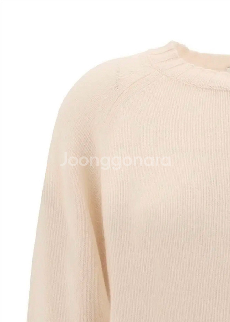 Allude 얼루드 캐시미어100 니트 크루넥 스웨터--3