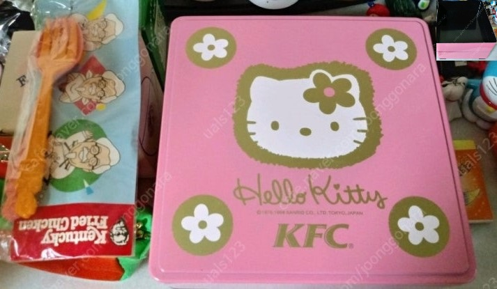 해피밀32 KFC 피규어 컵 종 케이스 연필 플레이트 이미지
