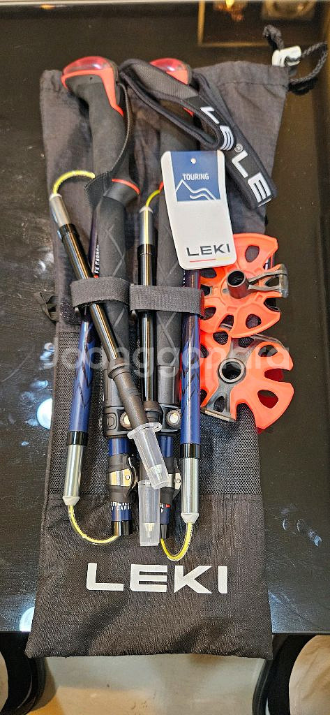 LEKI Sherpa FX Carbon 등산 스틱--0