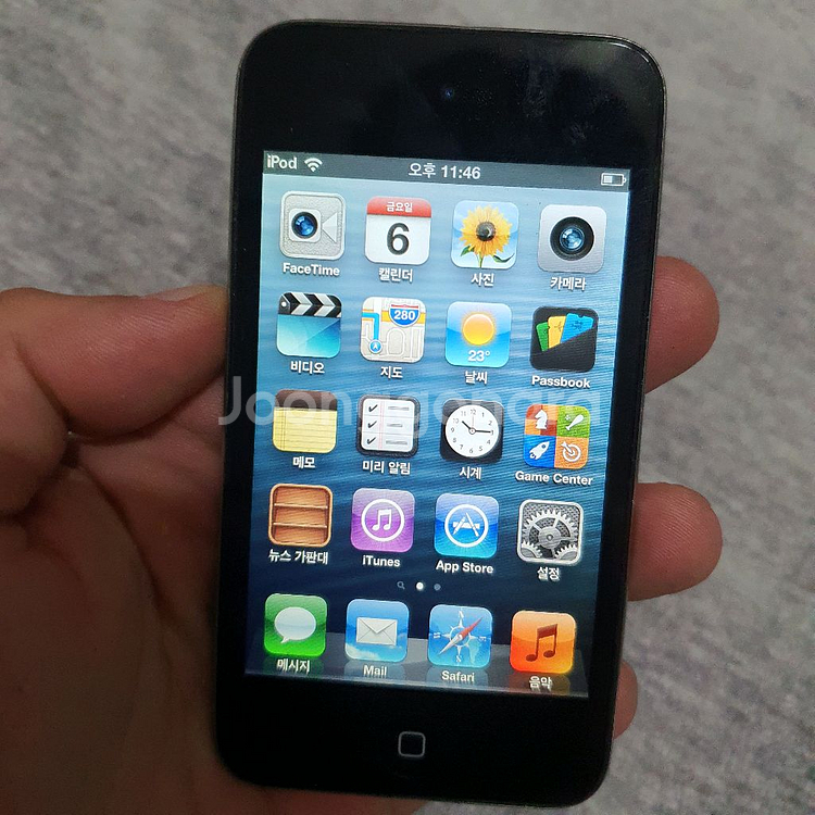 애플 아이팟터치4세대 a1367 8기가--5