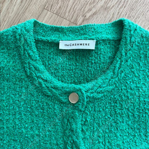 더캐시미어 니트 가디건 부클