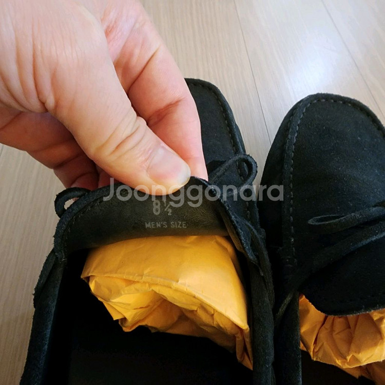 토즈 스웨이드 블랙 드라이빙 슈즈 8.5(uk) 판매--1