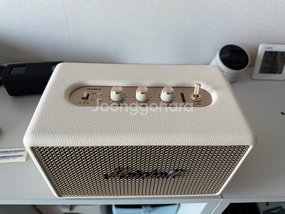 마샬 킬번3 크림 무선 블루투스 스피커(소비코 국내정발--1