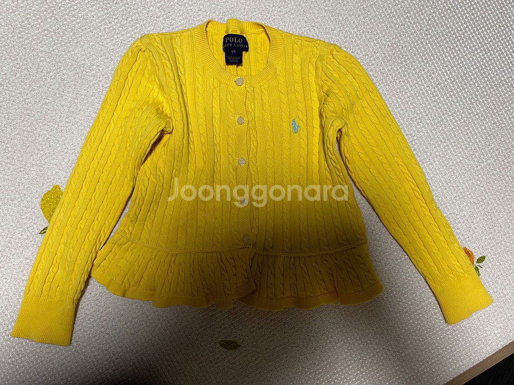랄프로렌 여아 가디건 2벌 일괄(5,6사이즈)+나눔2벌--12