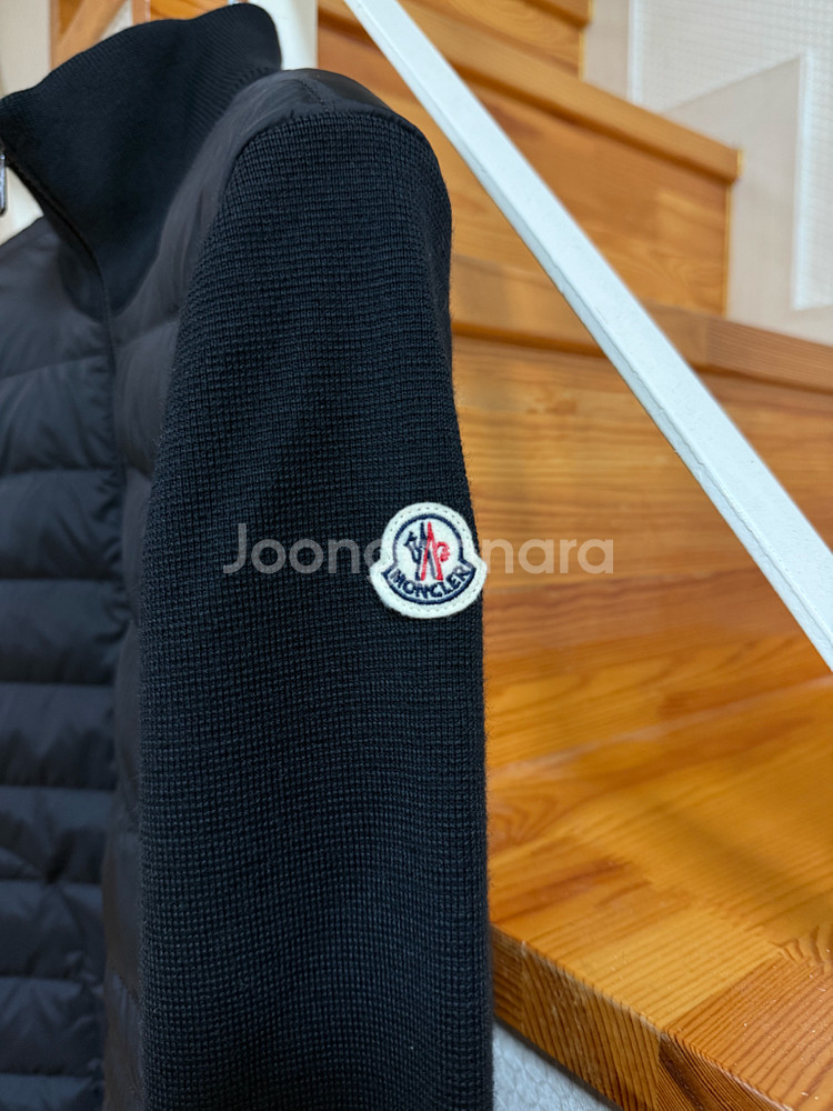 [L] 24 / 25 몽클레어 트리콧 가디건 니트패딩--2