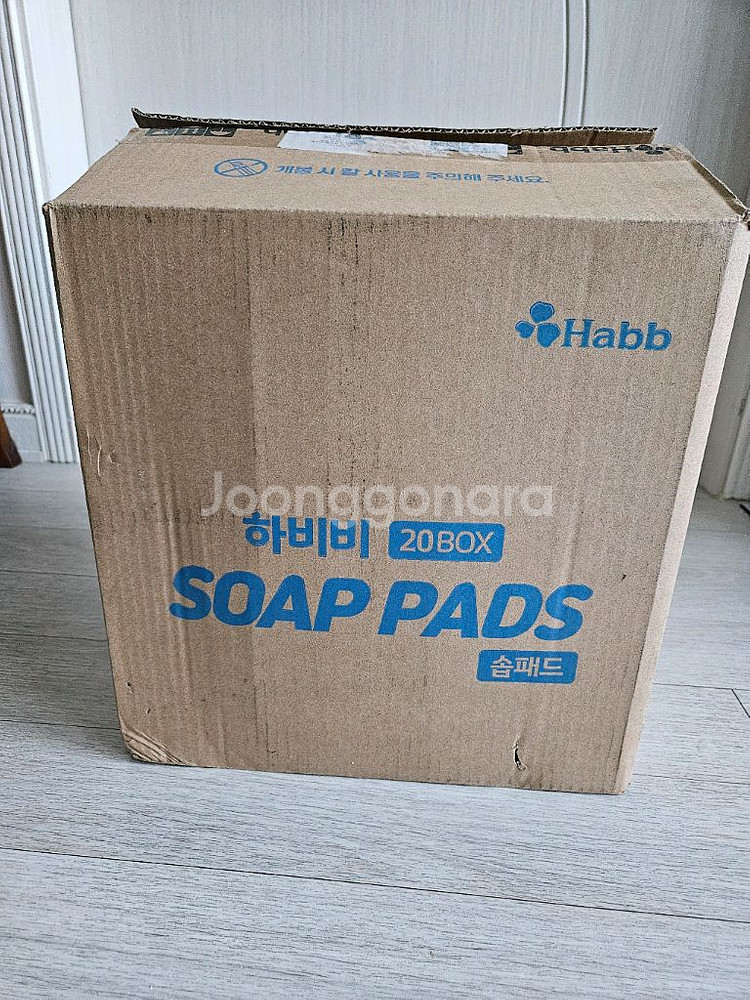 하비비 올인원 버블 수세미 솝패드 19박스(1박스10개--4