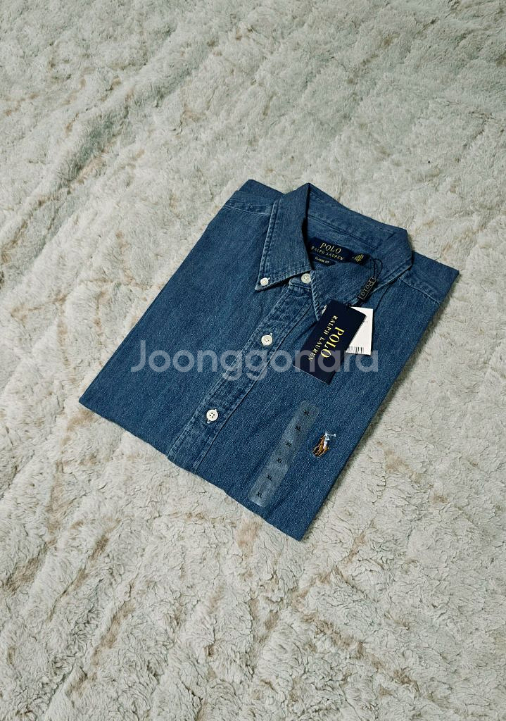 폴로 랄프로렌 중청 데님셔츠 클래식핏 XL사이즈 새제품--1
