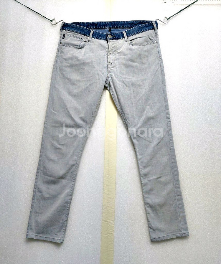 알마니 남성청바지32*스판 데님팬츠*연청--0