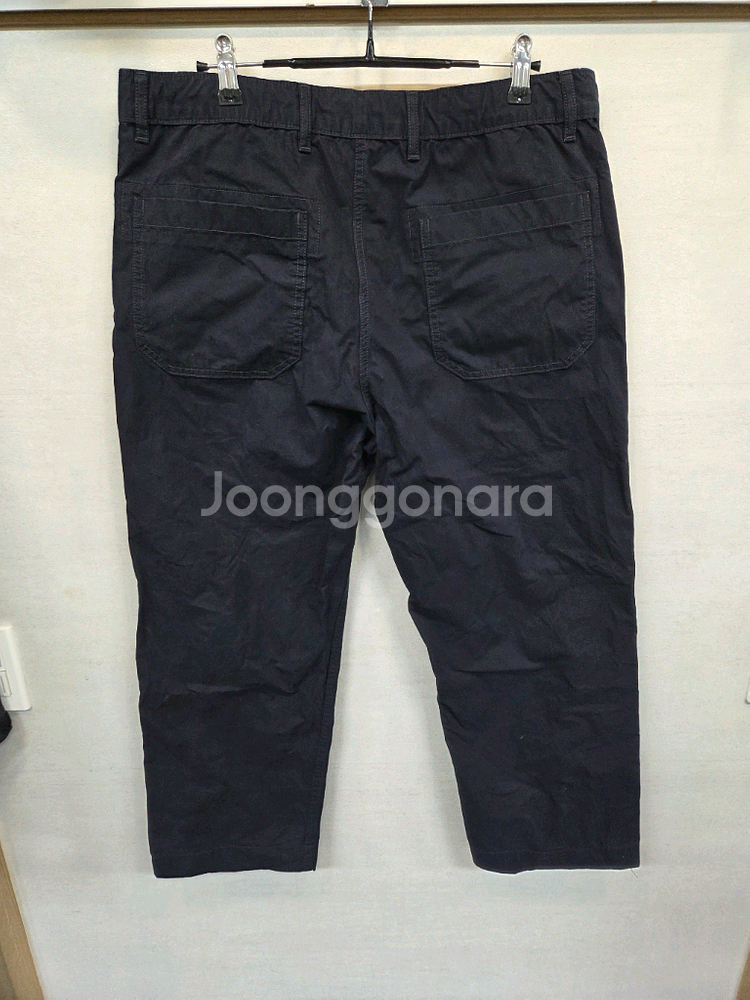 유니클로 퍼티그 코튼 팬츠 다크네이비 m--1