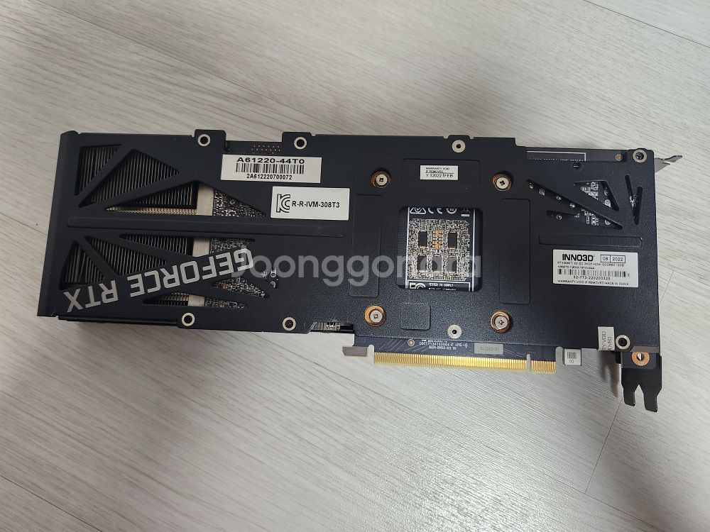 그래픽카드 RTX3080TI 컨디션 좋음--2